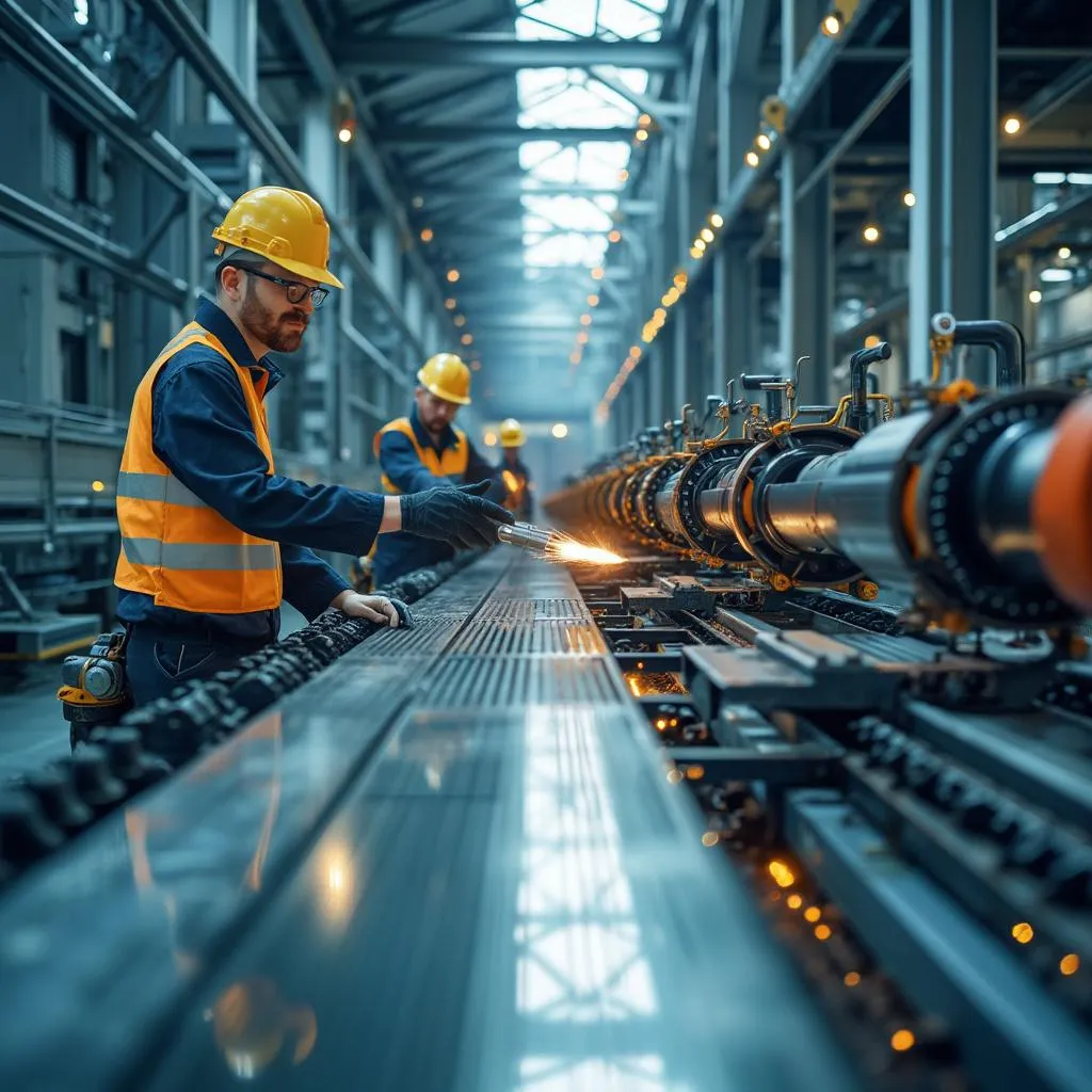 Implementación de procesos en planta industrial