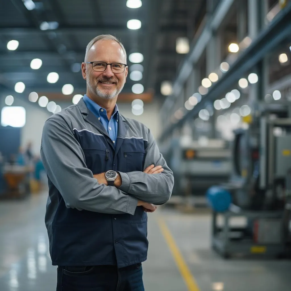 Gerente senior experto en industria manufacturera